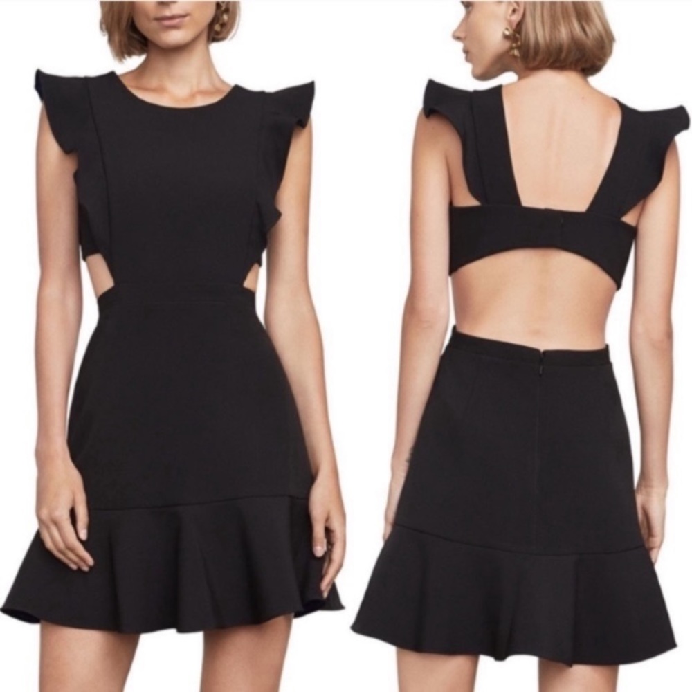 BCBGMaxAzria Nicole Cutout A-Line Dress